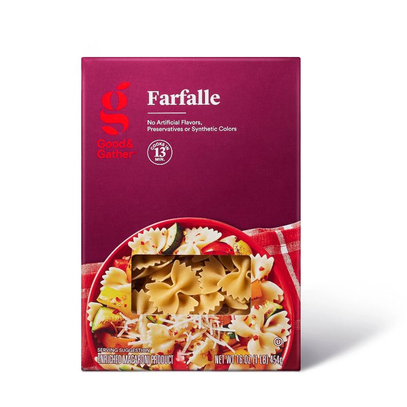 Farfalle - 16oz - Good &#38; Gather&#8482;, 1 of 6