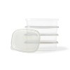 Medium Rectangle Food Storage Containers - 76 fl oz/4ct - Dealworthy™ - 2 of 3