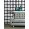 Buffalo Plaid Peel & Stick Wallpaper Black - Threshold™