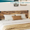 homfan Bed Frame, Size Bed Frame with Wood Headboard, Platform Bed Frame with Under Bed Storage and Metal Legs, Noise Free, No Box Spring Needed - 4 of 4