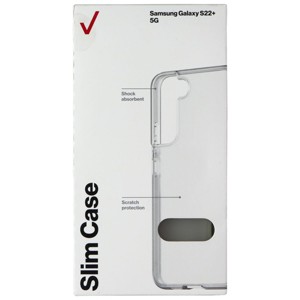 Verizon Slim Sustainable Series Case for Samsung Galaxy (S22+) 5G - Clear/Frost - 1 of 1
