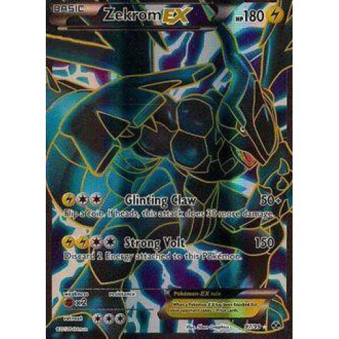 Pokemon Black And White Next Destinies Ultra Rare Holo Full Art Zekrom Ex 97