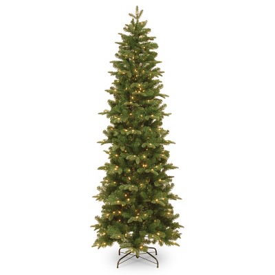 6.5' Prelit Slim Prescott Artificial Christmas Tree Clear Lights - National Tree Company
