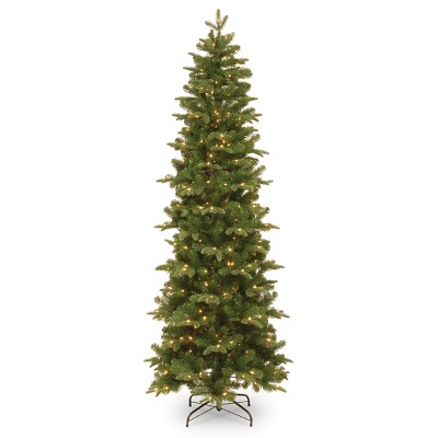 National Tree Company 6.5 ft. Prescott Pencil Slim Tree with Clear Lights