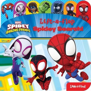 Spidey and His Amazing Friends: Spidey Search! Lift-A-Flap Look and Find - by  Pi Kids (Board Book) - 1 of 1