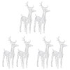 vidaXL Christmas Reindeers 6 pcs Cold White 240 LEDs Acrylic - 3 of 4
