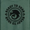 Women's - How to Train Your Dragon - Ready To Soar Lightweight French Terry Wide Neck Long Sleeve Shirt - 2 of 4