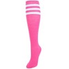 CTM Women's Julietta Fashion Knee-High Striped Socks (1 Pair) - 2 of 4