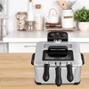 WHALL 5.3QT Electric Deep Fryer, 1700W Stainless Steel Fryer with Triple Baskets, Adjustable Temperature Control, Perfect for Family Meals and Parties - 4 of 4