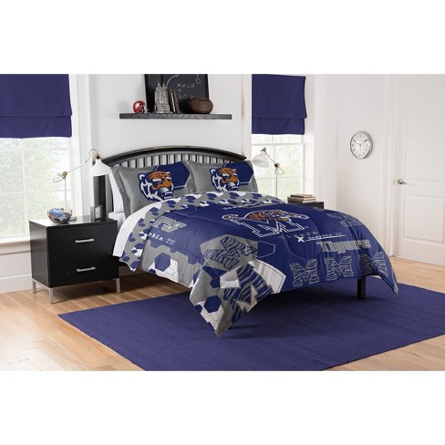 Memphis Tigers Comforter Bedding NCAA Licensed Twin Full Size Bed 