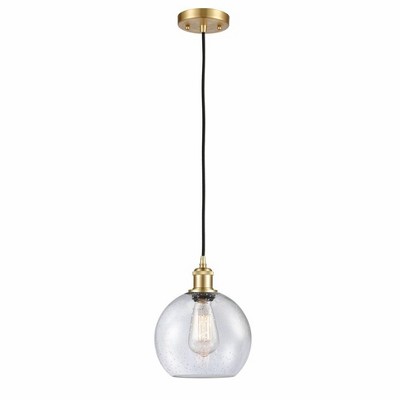 Athens - 1 Light Mini Pendant In Industrial Style-10 Inches Tall and 8 Inches Wide