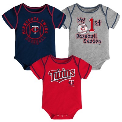 Mlb Minnesota Twins Boys Bodysuit 3 6m Target