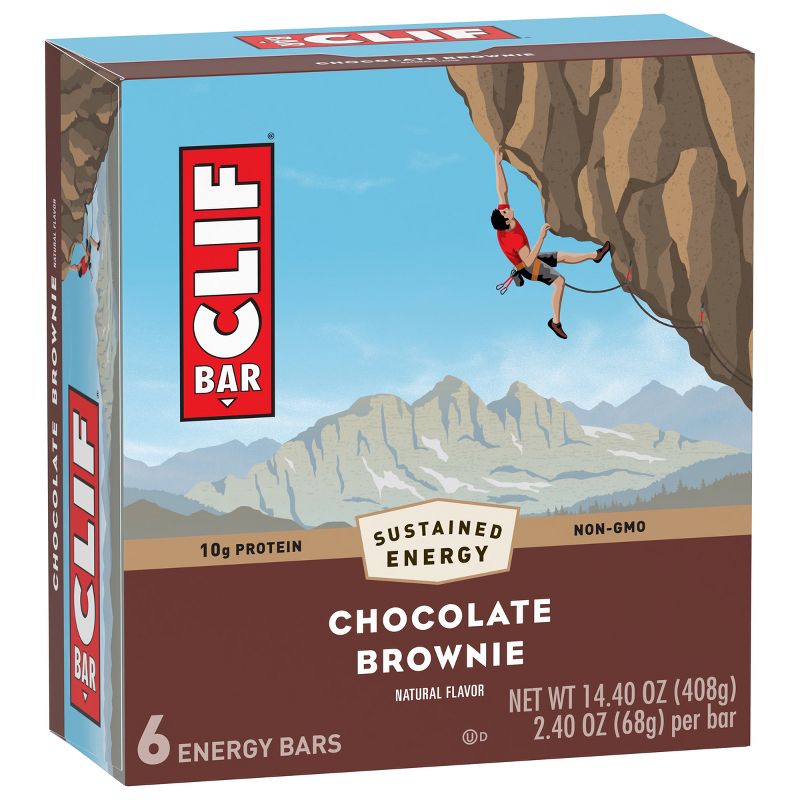  CLIF Bar Chocolate Brownie Energy Bars 
, 6 of 12