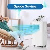 10000 BTU Portable AC with Quick 450 Sq.Ft Cooling, 4-in-1 Functionality, Remote,Portable AC with 24H Timer & Remote Control ,White - 3 of 4