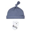 Hudson Baby Infant Boy Cap and Socks Set, Woodland, 0-9 Months - 4 of 4