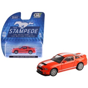 2013 Ford Shelby Mustang GT500 Race Red with White Stripes