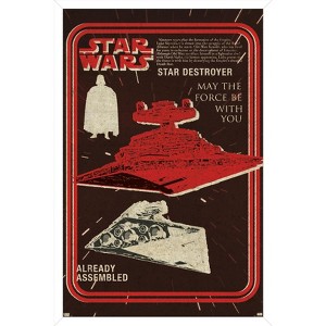 Trends International Star Wars: New Vintage - Star Destroyer Framed Wall Poster Prints - 1 of 4