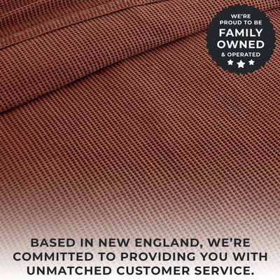 Twin Size Cacao Brown Cotton Waffle Weave Blanket