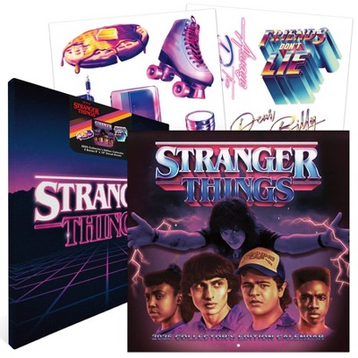 Trends International Undated Stranger Things Collector's Edition Calendar: Wall Calendar, 12x12 Inches, Saddle Stitch Binding