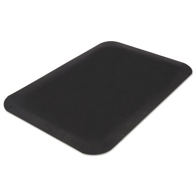 Photo 1 of 3'x5' Rectangle Solid Floor Mat Black - Guardian