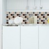 6 Sheets/set Kitchen Waterproof Oil-proof Wallpaper Removable PVC Decals Bathroom Stickers - 4 of 4