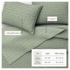 Reversible Honeycomb Waffle Garment Washed Cotton Quilt Set - Great Bay Home - 3 of 4
