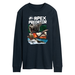 Men's - Jurassic World: Rebirth - Apex Predator Long Sleeve Graphic T-Shirt - 1 of 3