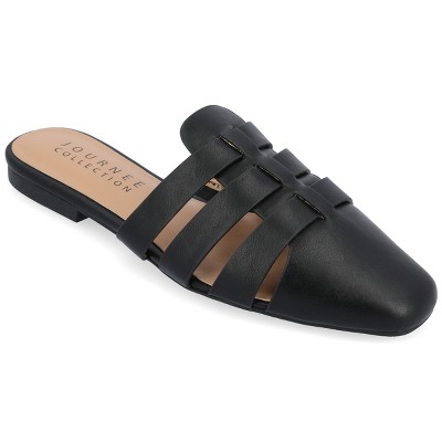 Journee Collection Womens Jazybell Slip On Mules Flats