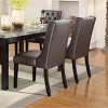 NicBex Set of 2 Dining Chair with Tufted Button Back & Wood legs for Living Room - 3 of 4