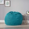 Vynxaria Kenli Modern Corduroy Polyester 3 ft. Bean Bag Chair - 4 of 4