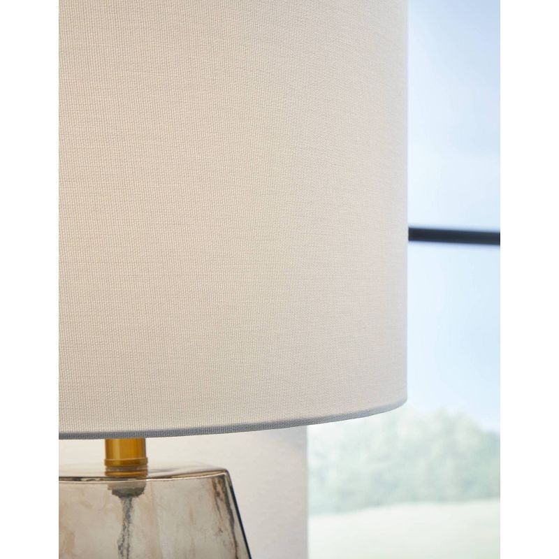 Signature Design by Ashley Taylow Table Lamp Gray/Gold, 3 of 5