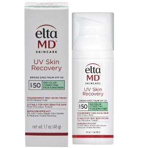 EltaMD Broad-Spectrum SPF 50 Face Sunscreen, Skin Recovery, Red Color ...