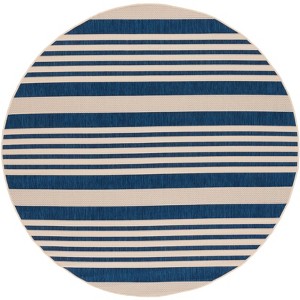 Courtyard CY6062 UV & Stain Resistant Non-Shedding Power Loomed Indoor/Outdoor Rugs - Safavieh - 1 of 3