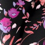 black multi florals