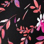 black multi florals