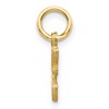 Black Bow Jewelry 14k Yellow Gold, Isabelle Collection, Mini Letter C Initial Charm - 2 of 4