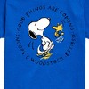 Boys' - Peanuts - Good Things Are Coming Circle Short Sleeve Graphic T-Shirt - 2 of 4