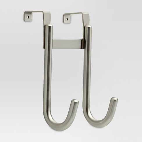 Large Over The Door Hook 6 Hooks Matte Black - Brightroom™ : Target