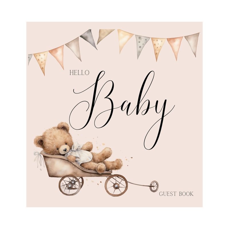 Bear Baby Shower Guest Book (hardback) - by  Lulu and Bell (Hardcover), 1 of 2