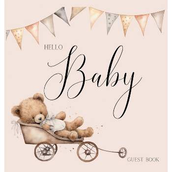 Bear Baby Shower Guest Book (hardback) - by  Lulu and Bell (Hardcover)