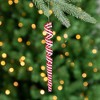 Northlight Pack of 4 Red and White Candy Curls Christmas Ornaments 7" - 2 of 4