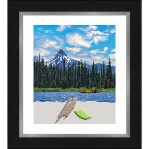 Amanti Art Eva Black Silver Picture Frame - 1 of 4
