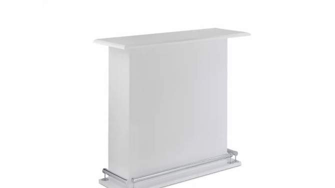 Pub Bar Height Table White - Acme Furniture, 2 of 6, play video