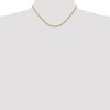Black Bow Jewelry 2.75mm, 14k Yellow Gold, D/C Quadruple Rope Chain Necklace - 2 of 4