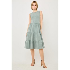 WEST K Women's Cecily Sleeveless Tiered Midi Dress - 1 of 4