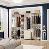 Aheaplus 96'' Wide Heavy-duty Closet Organizer System with Drawers and Tower Kit - 4 of 4