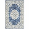 Boho Vintage Rug, Washable Floral Print Low-Pile Non-Slip Rubber Backing Carpet for Living Room, Bedroom, Office, Dining - 3 of 4