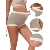 INSPIRE CHIC Women's Full Coverage Maternity Underwear Plus Size High Waisted Ice Silk Invisible Breathable Panties - 3 of 4
