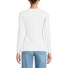 Lands' End Women's Plus Size Lightweight Jersey Skimming Long Sleeve Crew Neck T-shirt - 2 of 4