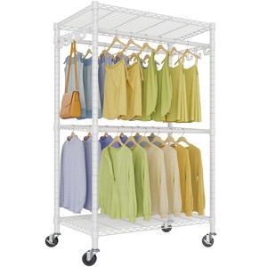 VIPEK R2 Plus 3 Tiers Portable Closets Heavy Duty Rolling Garment Rack Adjustable Clothes Rack - 1 of 4